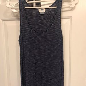 Old Navy blue striped tank